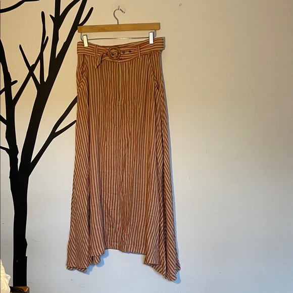 Free People Casablanca linen blend skirt with pockets - Picture 5 of 14